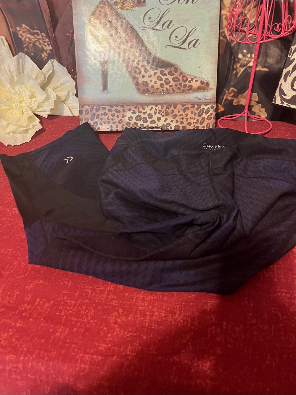 Calvin Klein Navy One-Piece Swimwear